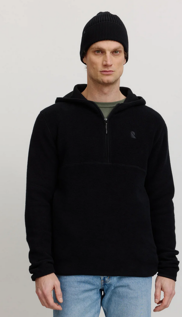 CAIMITO Fleece Hoodie, Biobaumwolle 