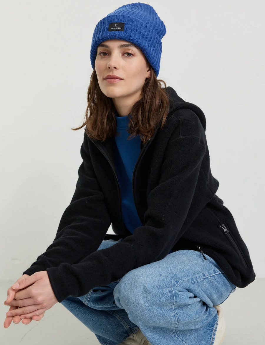 ALTHENIA Fleece Hoodie Jacke black