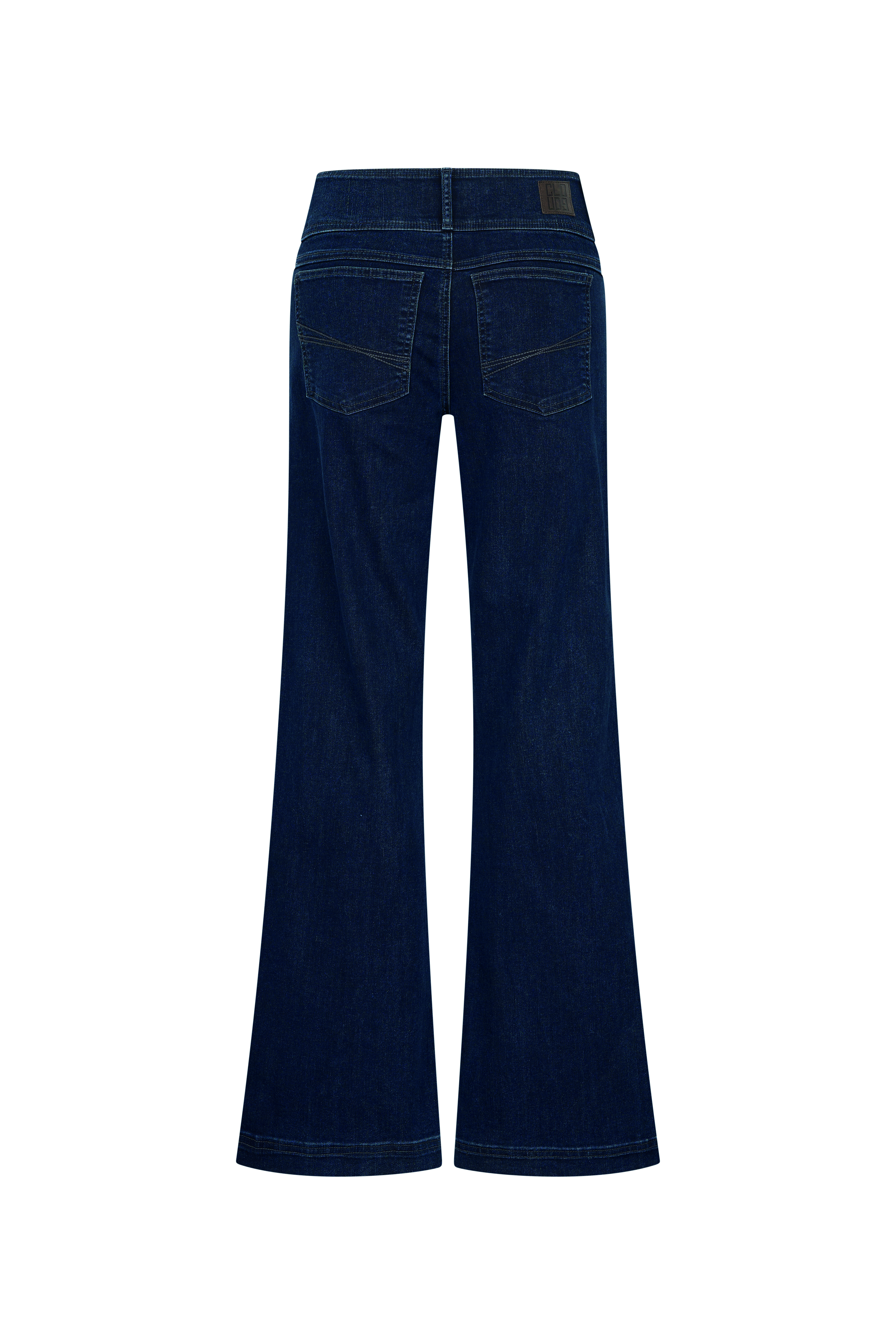 Jeans mit weitem Bein, blau Gr.34-42    