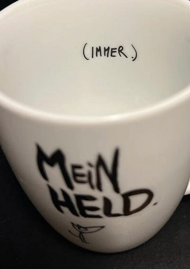 Becher "Mein Held. Immer." - eDITION GUTE GEISTER 