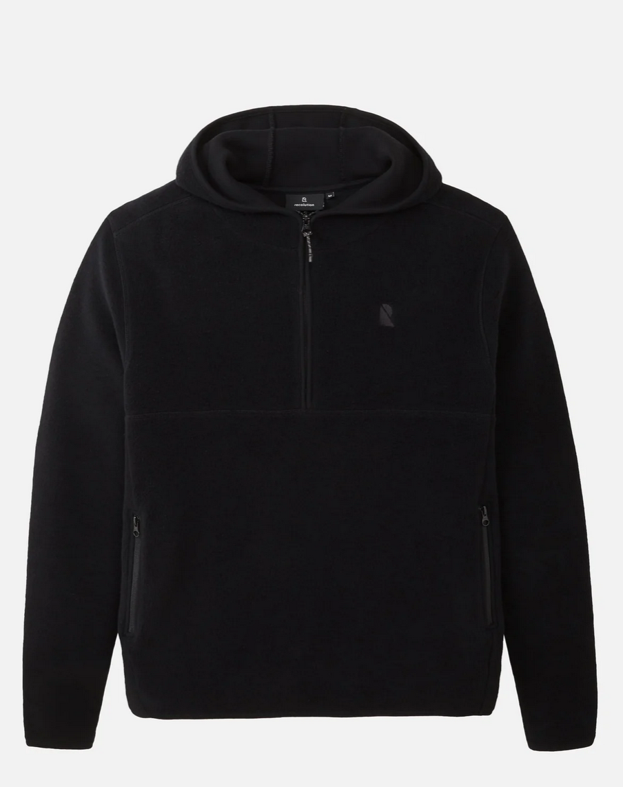 CAIMITO Fleece Hoodie, Biobaumwolle 