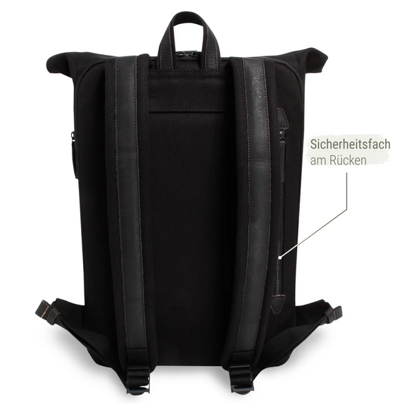 Sperling "Daily" Rolltop Rucksack black