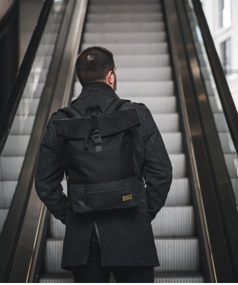 Sperling "Daily" Rolltop Rucksack black