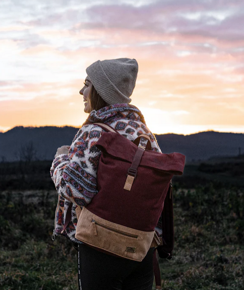 Sperling "Daily" Rolltop Rucksack red