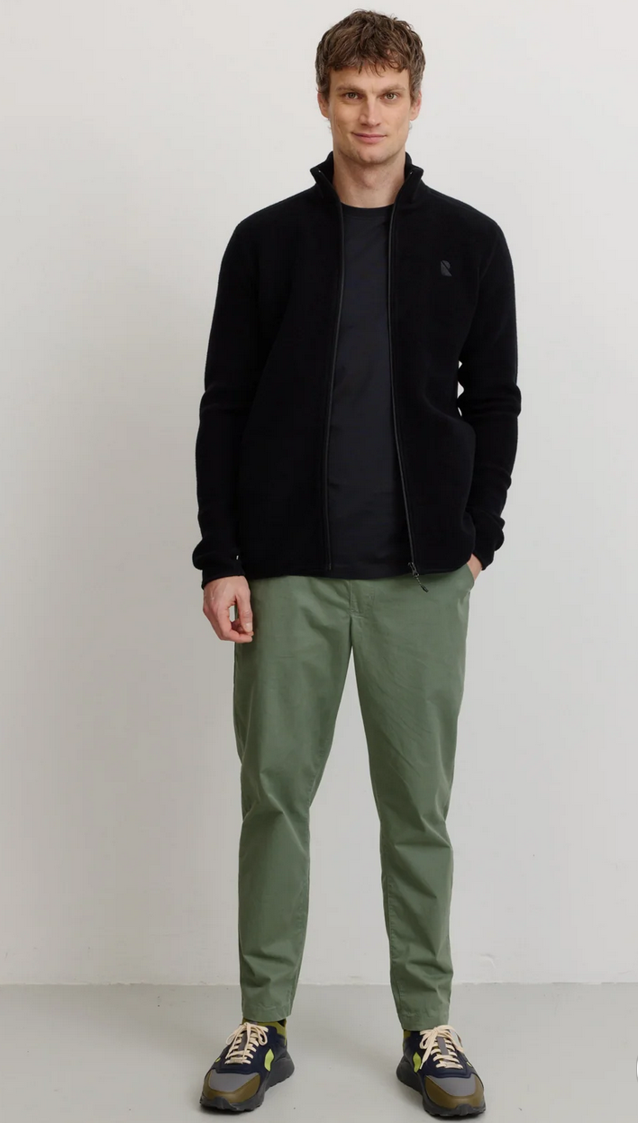 BUXUS Fleece Hoodie Jacke, Biobaumwolle  